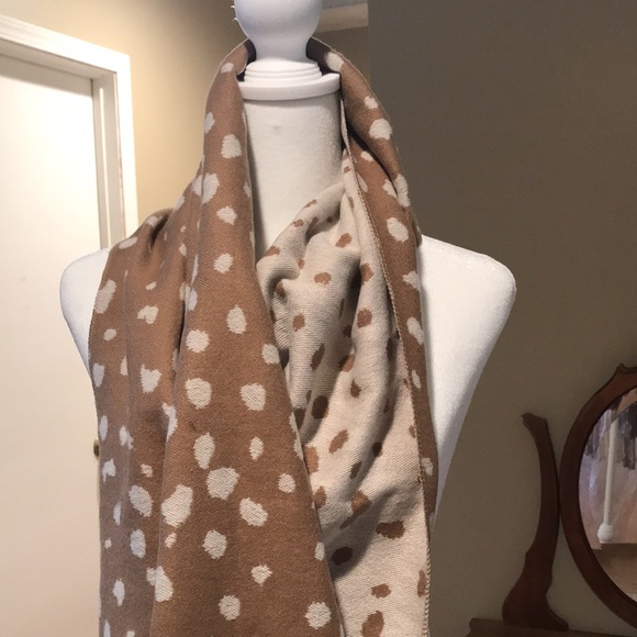 Scarf Nordstrom’s Rack New Brown/Beige - Picture 2 of 4